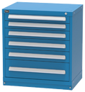 Vidmar RP1145A Bench-Height Modular Drawer Cabinet — 6 Drawers, 90 Compartments