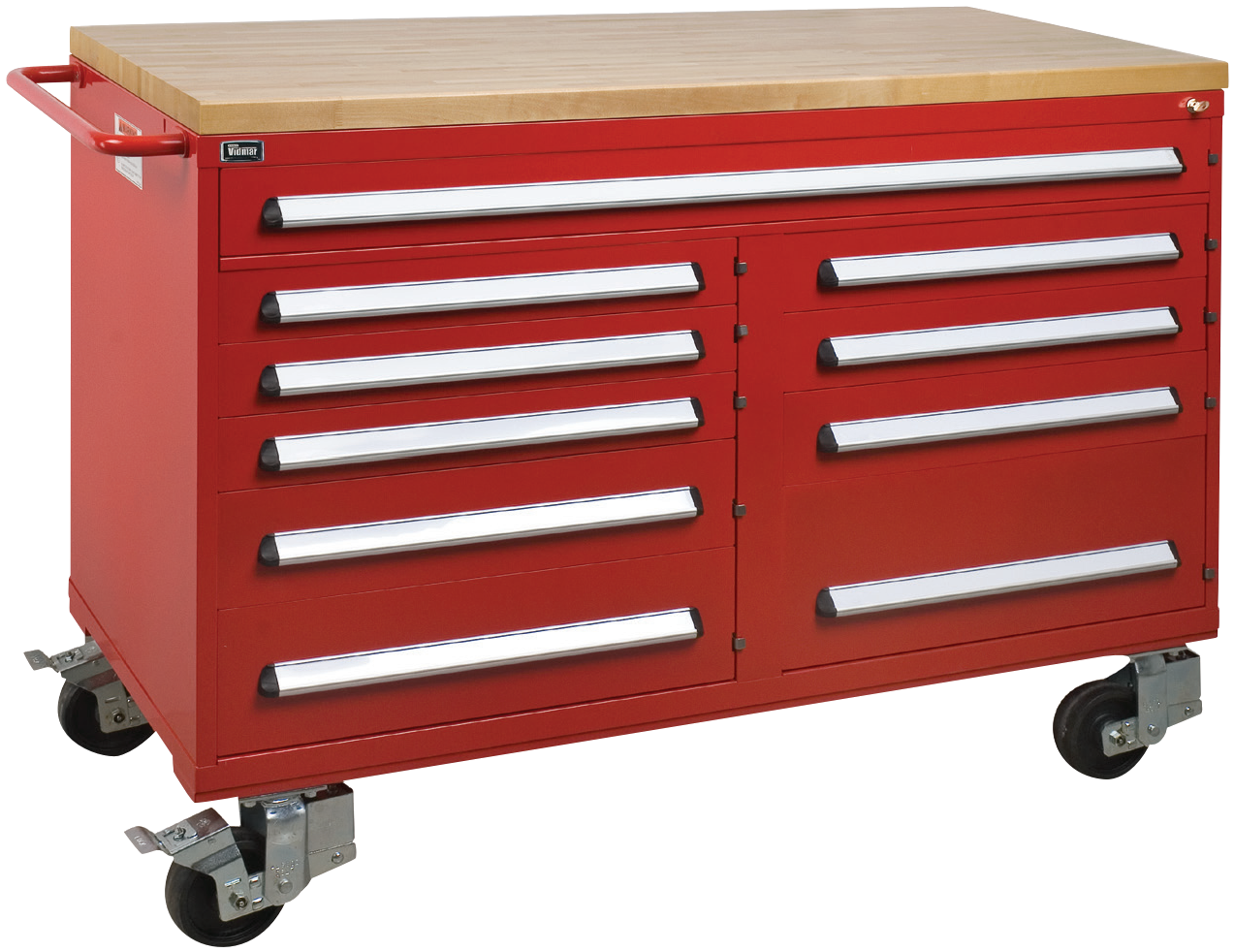 Vidmar Mobile Workcenter with Work Surface (RP1955 45″ / RP1953 60″)