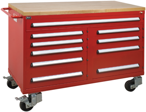 Vidmar Mobile Workcenter with Work Surface (RP1955 45″ / RP1953 60″)