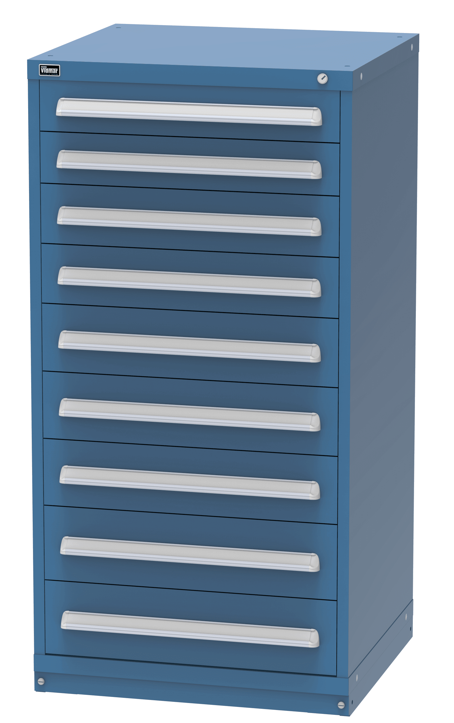 Vidmar SEP3140A modular drawer cabinet, Bright Blue