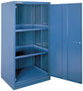 Vidmar SVD34 Shelf-Door Cabinet — Eye-Level 59″, Small Version, 2 Shelves